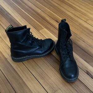 Dr. Martens Black Lace-Up Ankle Boots